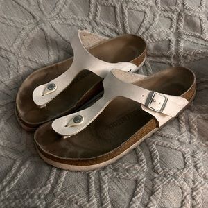 White classic Birkenstocks